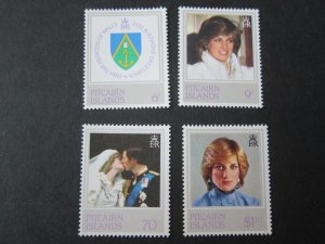 Pitcairn Island 1982 Sc 213-216 set MNH