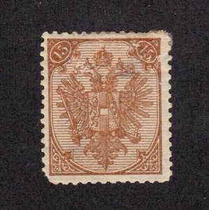 Bosnia and Herzegovina stamp #8, MH OG, horizontal crease, CV $160.00