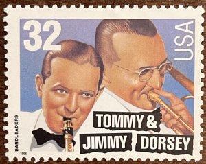 Scott #3097 32¢ Tommy & Jimmy Dorsey MNH