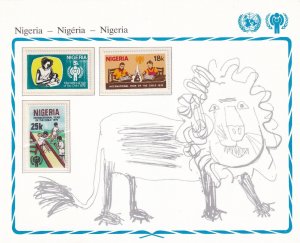 SA06 Nigeria 1979 International Year of the Child mint stamps