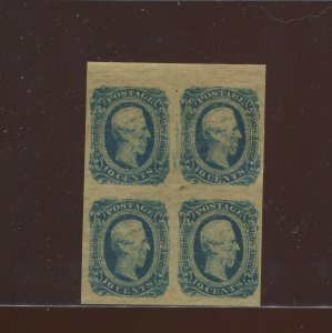 Confederate States 12 Mint Block of 4 Stamps NH (By 1228) CSA