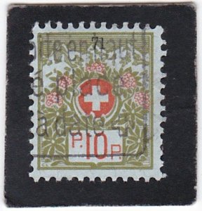 Switzerland,  #   S4    used  Franchise stamps