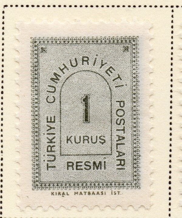 Turkey 1963 Early Issue Fine Mint Hinged 1k. 086054