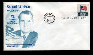 U S 1973 Inauguration Cover Richard Nixon!