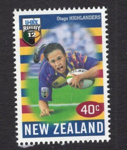 New Zealand #1586i MNH from sheet. 1999  Otago Highlanders Try