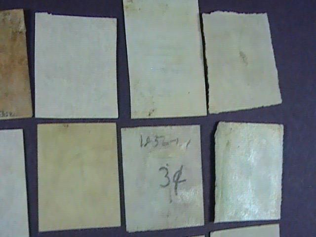 U.S.# 10-11 X 42 pieces-USED-MANY SHADES & CANCELS--WASHINGTON--1851-55