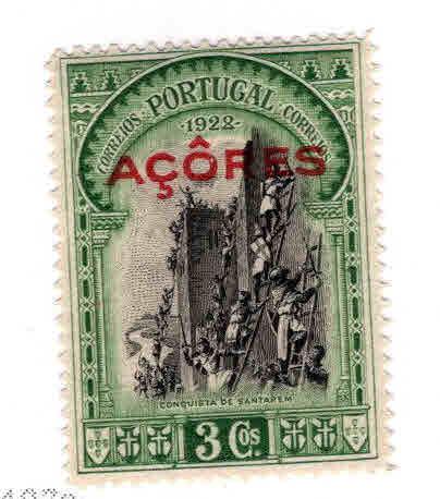 Azores Scott 285 MNH**  overprint stamp