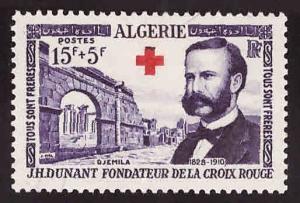 ALGERIA Scott B74 MH* stamp  1954 Red Cross