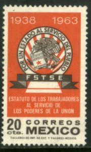 MEXICO 954, 25th Anniv. of Civil Service Statute & Syndicate. MINT, NH. VF.