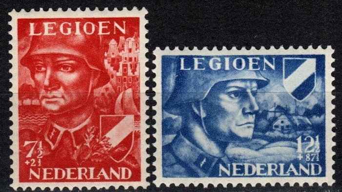 Netherlands #B144-5 MNH  CV $6.25 (X7110)