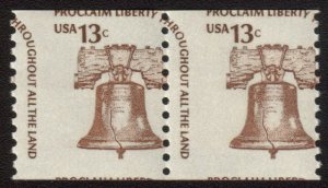 US #1618 MISPERFED and MISCUT,  Double FREAK,  PAIR,  mint never hinged,   SU...