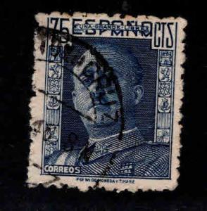 SPAIN Scott 713 Used Franco stamp