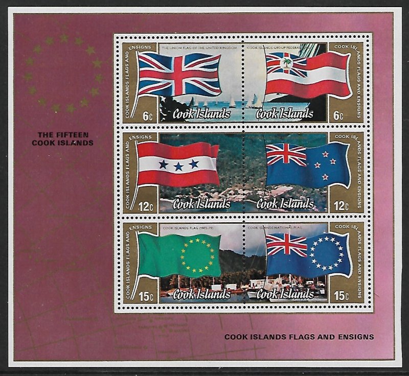 Cook Islands # 734c - Flags of the Islands - SS - MNH.....{GR27}