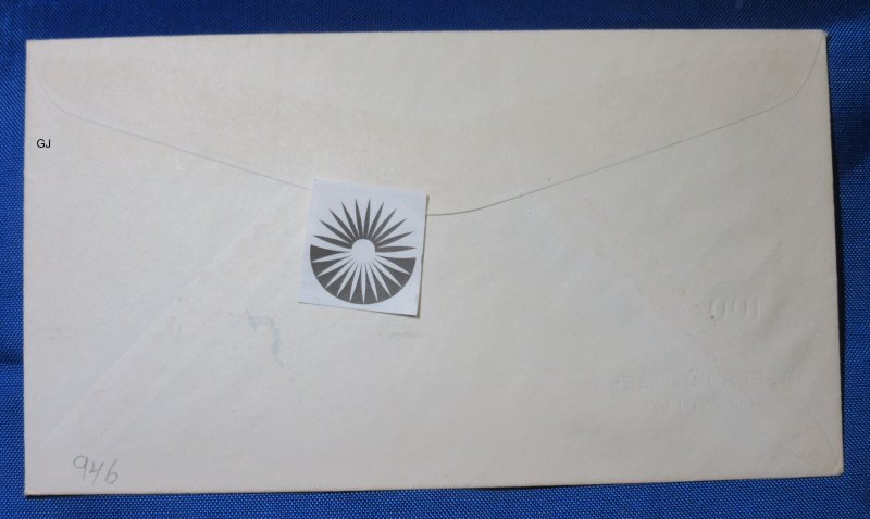 USA Scott 946 FDC Joseph Pulitzer 100th Anniv.  1947 3 cent Cachet