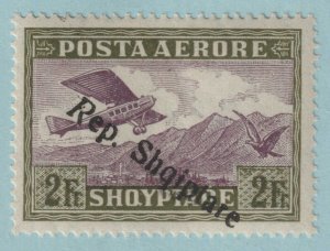 ALBANIA C13 AIRMAIL  MINT HINGED OG * NO FAULTS EXTRA FINE! - UJV