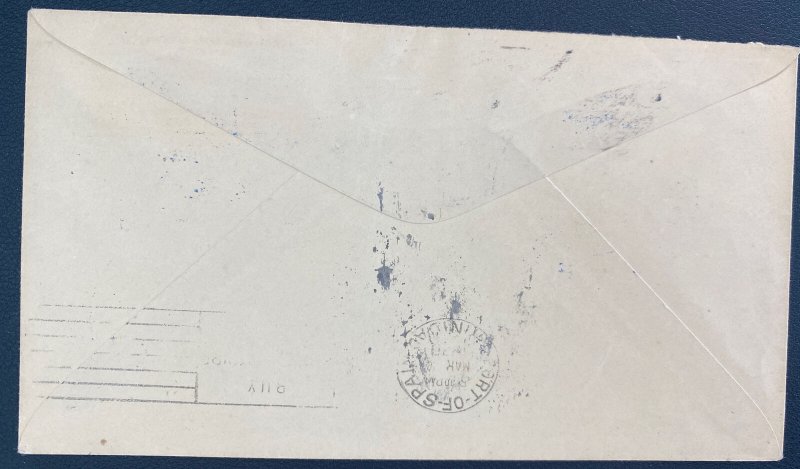 1930 Port Au Prince Haiti First Flight Airmail Cover To Venezuela Via NYRBA