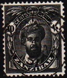 Zanzibar. 1936 10c S.G.311 Fine Used