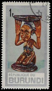 Burundi #203 Used OG (CTO) LH; 1fr Seat of Honor - SE Congo (1967)