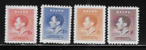 Nauru 1937 Coronation Omnibus Sc 35-38 MNH A1812