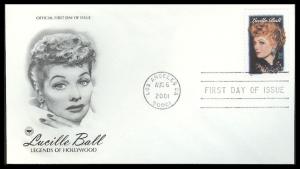 #3523 Lucille Ball PCS FDC