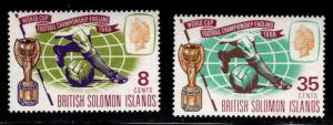 British Solomon Islands Scott 167-168 MNH** World Cup Soccer set