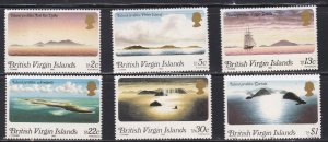 British Virgin Islands # 395-400, Island Profiles, Mint NH, 1/2 Cat.