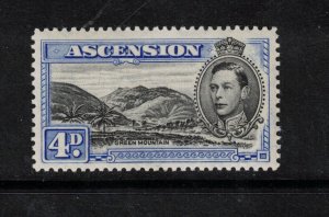 Ascension SG #42da Very Fine Mint Lightly Hinged Perf 13 Mountaineer Flaw