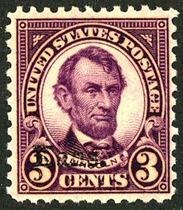 U.S. #661 MINT OG LH