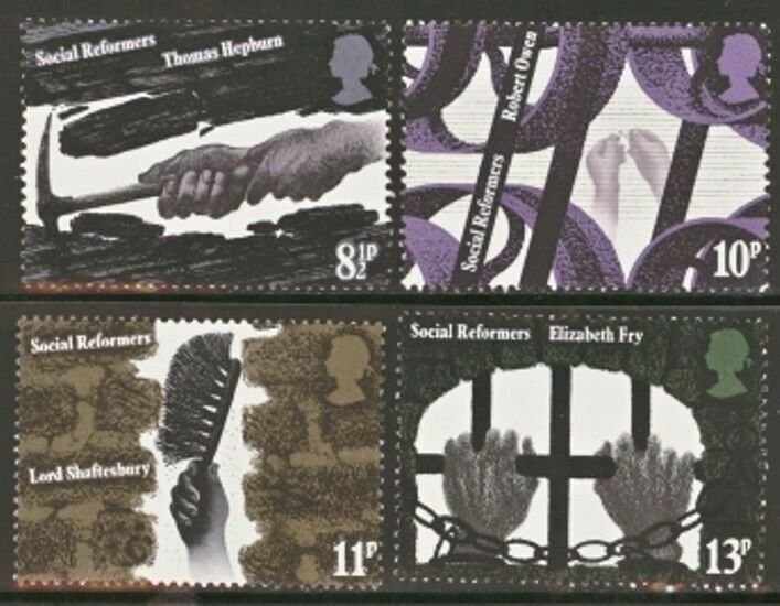 GB MNH Scott 0781-0784, 1976 Industries, complete set of 4