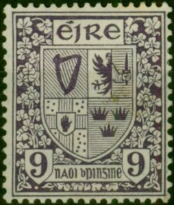 Ireland 1923 9d Deep Violet SG80 Good MM