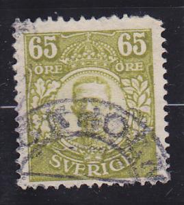 Sweden  Scott#  91  Used