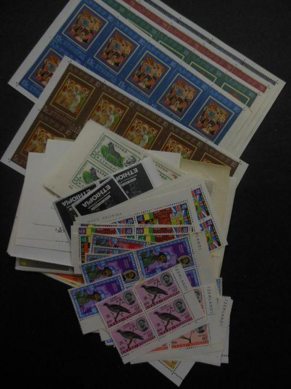 ETHIOPIA : Beautiful collection of all VF MNH Complete sets.  Scott Cat $592.35.