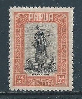 Papua New Guinea #94 NH 1/2p Motuan Girl