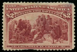 #242 FINE OG HINGED FRESH COLOR CV $1,150 BT5878