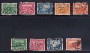 397 - 404 Set VF+ used neat cancels with nice color cv $ 155 ! see pic !