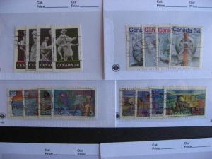 Canada over 50 sales cards with sets,commemoratives with modern!