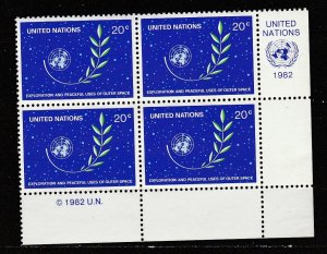 United Nations   373   Block   (N**)    1982