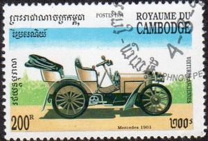 Cambodia 1341 - Cto - 200r 1901 Mercedes (1994)