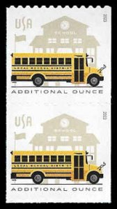 PCBstamps   US #5741 Coil Pair 45c(2x24c)School Bus, MNH, (17)