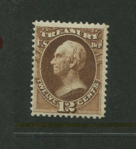 O78  Treasury Dept Official Mint Stamp (Stock O78 A3)