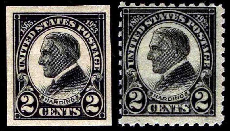 US.#611-12 Flat Plate & Rotary Press Issues of 1923 - OGLH - CV$19.75 (ESP#0978) 