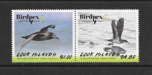 BIRDS - COOK ISLANDS #1594  MNH