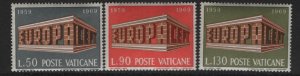 VATICAN CITY,470-472    MNH  SET  EUROPA