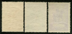 Australia #152-154 Mint Set