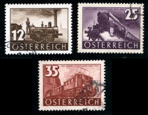 Austria 1937  Scott #385-7 used