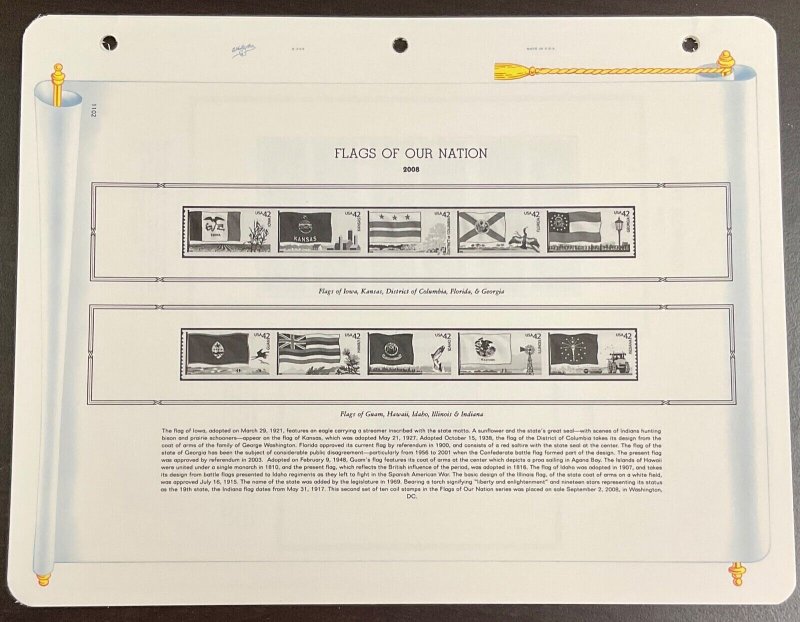 White Ace Historical Stamp Album US Commemorative Plate Blocks PB-60 2008 NEW