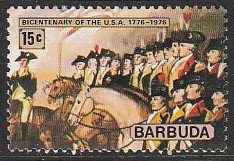 1976 Antigua - Barbuda - Sc 234c - MNH VF - 1 singles - Washington & Allies