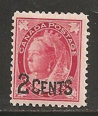 Canada  SC 87  Mint,  Hinged