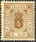 Iceland O5 Mint Hinged Official