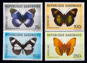 [65623] Gabon 1981 Butterflies  MLH